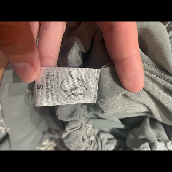 LoveShackFancy Silk tiered mini dress S - Picture 5 of 7